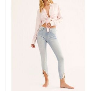 Etienne Marcel Scallop Hem Jeans